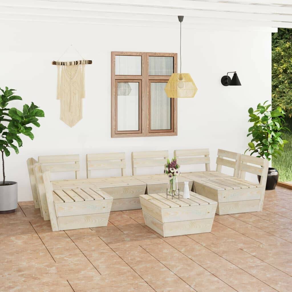 vidaXL 3063725 Set mobili da giardino